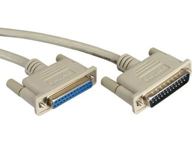 ROLINE RS232 Cable, M - F 1.8 m, 1,8 mm, Grå