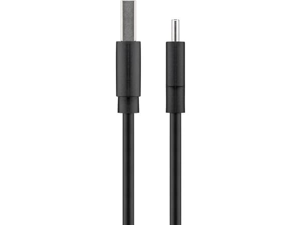 Goobay 38675, 0,1 m, USB A, USB C, USB 2.0, 480 Mbit/s, sortering