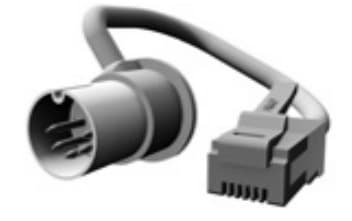 MICROS RJ12, 3m, Svart, 3 m, Hane/Hane, RJ12