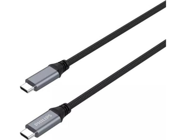 Philips PHIL-DLC5206C/00, 2 m, USB C, USB C, 5 Mbit/s, Svart
