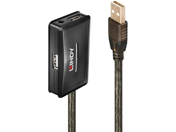 Lindy 42635, USB 2.0, USB 2.0, 480 Mbit/s, Grå, 28/24, 10 m