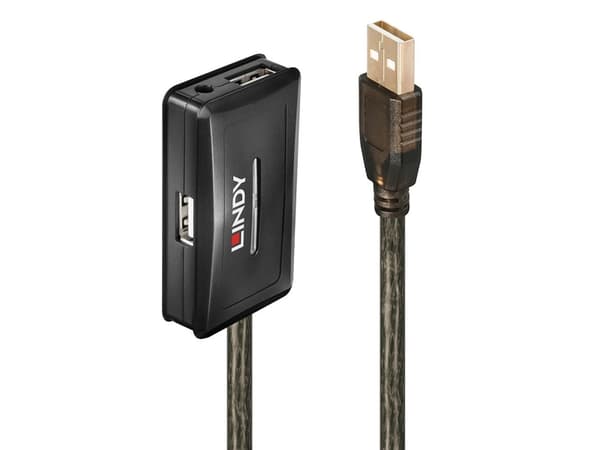Lindy 42635, USB 2.0, USB 2.0, 480 Mbit/s, Grå, 28/24, 10 m