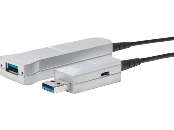 VivoLink Pro - USB-jatkojohto - USB Type A, Micro-USB Type B (vain virta) - USB Type A (naaras) - USB 3.2 Gen 1 - 5 m - musta - musta