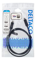 Miniatyrbilde 2 av 2: USB-C cable, 1m, USB 3.1 Gen 2, 10 Gbps, 60W, black