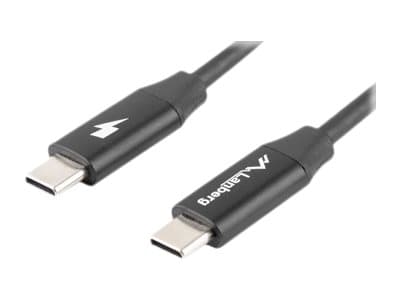 Lanberg CA-CMCM-40CU-0005-BK, 0,5 m, USB C, USB C, USB 2.0, 480 Mbit/s, Musta