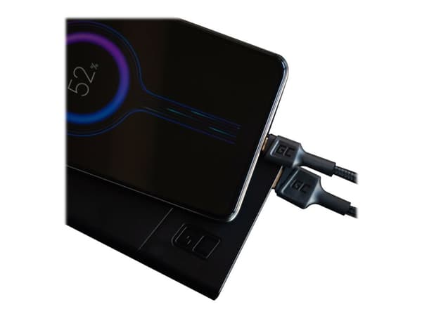 Green Cell GC PowerStream - USB-kabel - USB (hane) till mikro-USB typ B (hane) - 30 cm - svart