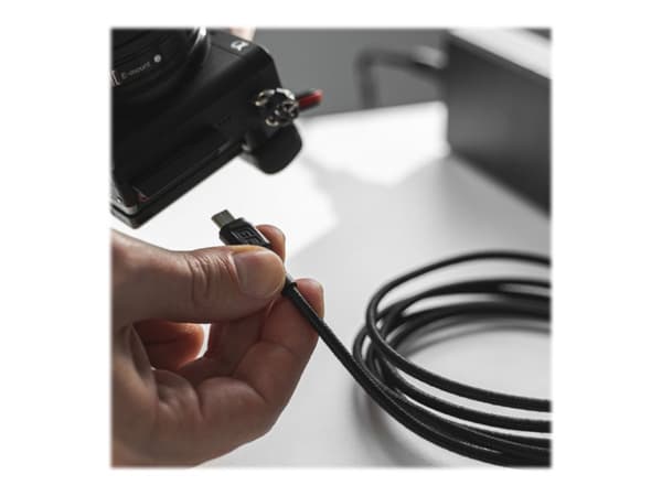 Green Cell GC PowerStream - USB-kabel - USB (hane) till mikro-USB typ B (hane) - 30 cm - svart