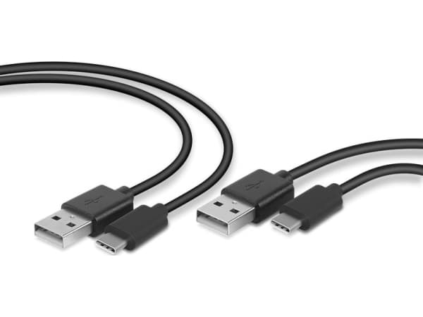 SPEEDLINK STREAM, 3 m, USB A, USB C, Sort