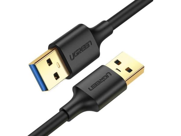 Ugreen 10369, 0,5 m, USB A, USB A, USB 3.2 Gen 1 (3.1 Gen 1), Svart