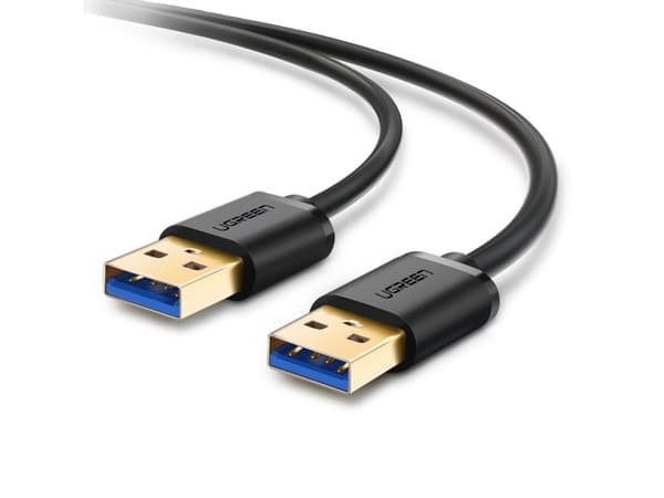 Ugreen 10369, 0,5 m, USB A, USB A, USB 3.2 Gen 1 (3.1 Gen 1), Svart