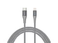 Miniatyrbild 1 av 4: nevox 1885, 1 m, Lightning, USB C, Hankoppling, Hankoppling, Grå, Silver