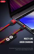 Miniatyrbild 4 av 5: Magnetic 3in1 Lightning / USB-C 2.4Amp Laddningskabel -100cm