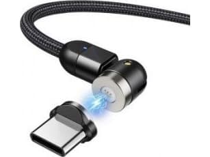 USB-kabel Maclean USB-A - USB-C 1 m Czarny (MCE474)