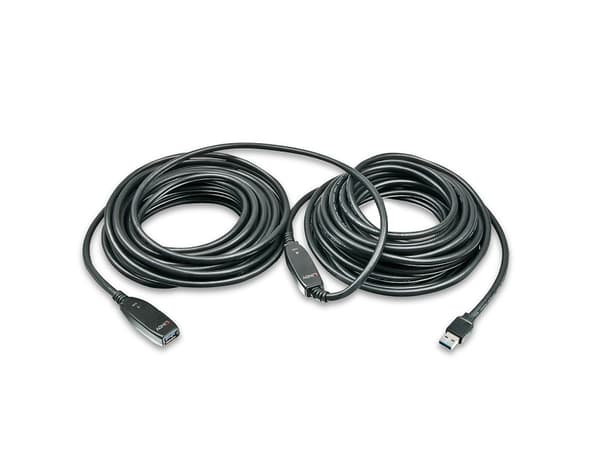 Lindy 43322, 15 m, USB A, USB A, USB 3.2 Gen 1 (3.1 Gen 1), 5 Gbit/s, Svart