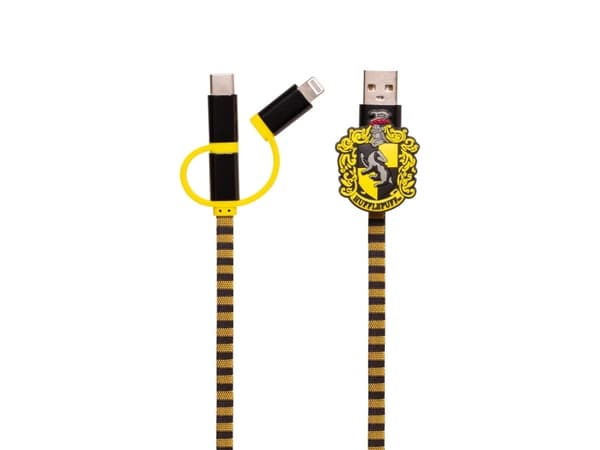 Thumbs Up 1002655, 1 m, USB A, Micro-USB B, Svart, Gul