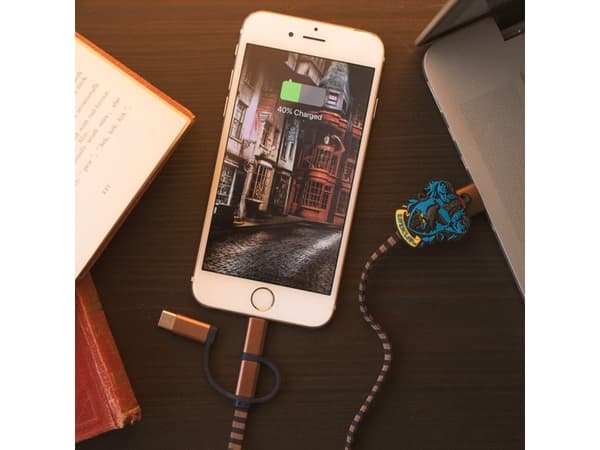 Thumbs Up 1002653, 1 m, USB A, Micro-USB B, Brun, Lila