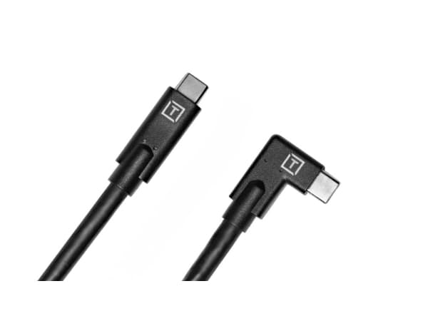Tether Tools CUC15RT-BLK, 4,6 m, USB C, USB C, USB 3.2 Gen 1 (3.1 Gen 1), 5000 Mbit/s, Sort