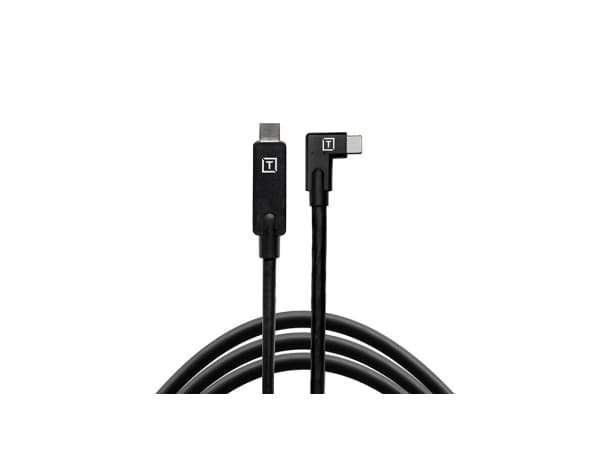 Tether Tools CUC15RT-BLK, 4,6 m, USB C, USB C, USB 3.2 Gen 1 (3.1 Gen 1), 5000 Mbit/s, Sort