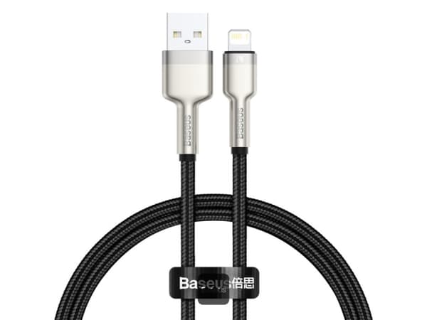 Baseus CALJK-01, 0,25 m, Blixt, USB A, Hanstik, Hanstik, Sortera