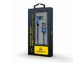 Miniatyrbild 3 av 5: Cablexpert Premium denim - USB-kabel - USB (hane) till 24 pin USB-C (hane) vinklad - USB 2.0 - 2.1 A - 1 m - blå