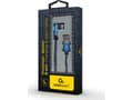 Miniatyrbild 5 av 5: Cablexpert Premium denim - USB-kabel - USB (hane) till 24 pin USB-C (hane) vinklad - USB 2.0 - 2.1 A - 1 m - blå