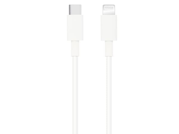 Techly ICOC-APP-8BUC10T, 0,5 m, Lightning, USB C, Hanstik, Hanstik, Hvid