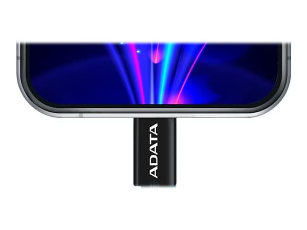ADATA - Lightning-kabel - Lightning hann til 24 pin USB-C hann - 1 m - skjermet - svart - opp til 30 W strømforsyningsstøtte