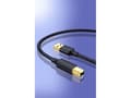 Miniatyrbild 4 av 5: Ugreen USB cable USB 2.0 A-B UGREEN US135 cable for printer, gold-plated, 2m (black)