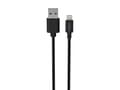 Miniatyrbilde 1 av 5: Ansmann 1700-0131, 1 m, Lightning, USB A, Hankjønn, Hankjønn, Sort