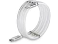 Pikkukuva 1 / 5: Renkforce TO-6886782, Valkoinen, USB C, Lightning, 2 m, Uros, Uros