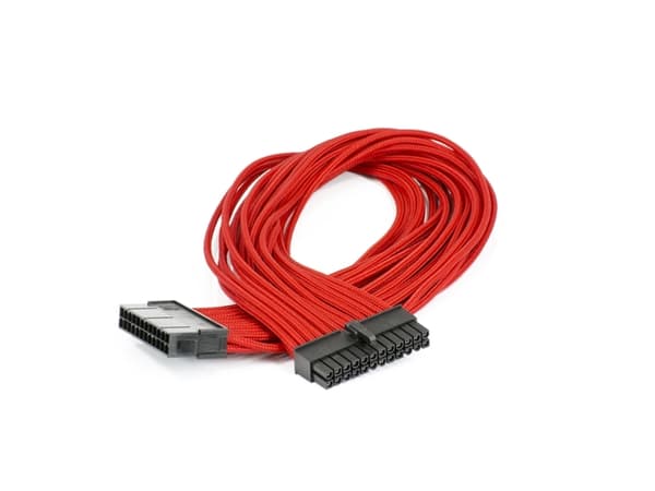 Phanteks PH-CB24P_RD, 0.5 m, ATX (24-nastainen), ATX (24-nastainen), Hanstik, Hunstik, Suora