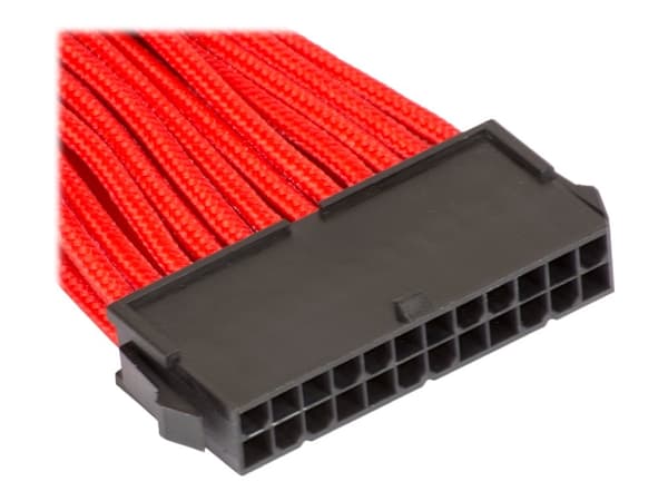 Phanteks PH-CB24P_RD, 0.5 m, ATX (24-nastainen), ATX (24-nastainen), Hanstik, Hunstik, Suora