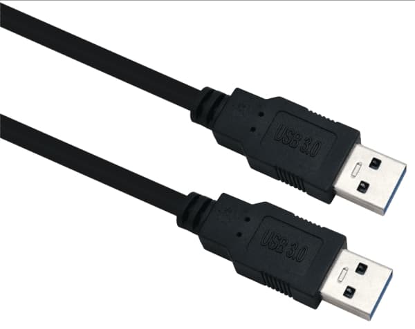 Helos 288320, 0,5 m, USB A, USB A, USB 3.2 Gen 1 (3.1 Gen 1), Sort