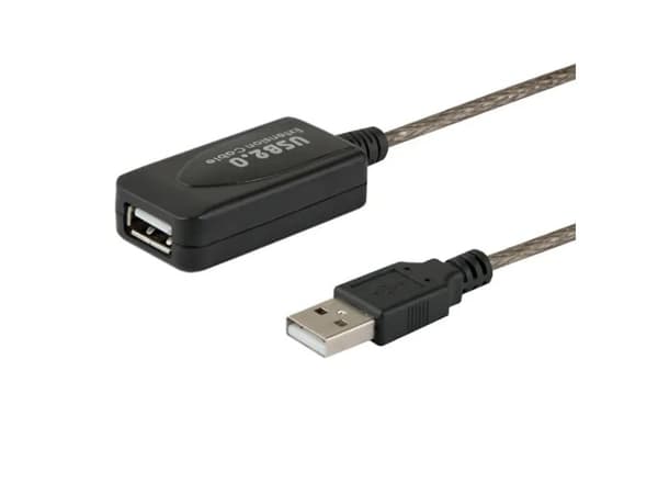 SAVIO CL-76 - USB-forlengelseskabel - USB (hunn) til USB (hann) - USB 2.0 - 5 m - aktiv