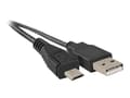 Miniatyrbild 1 av 5: Qoltec - USB-kabel - USB (hane) till mikro-USB typ B (hane) - USB 2.0 - 25 cm