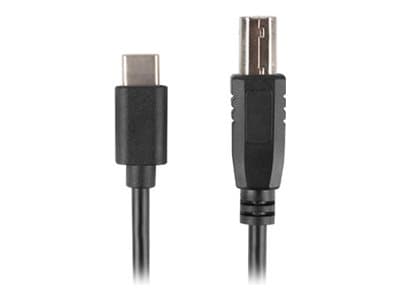 Lanberg CA-USBA-13CC-0018-BK, 1,8 m, USB B, USB C, USB 2.0, 480 Mbit/s, Musta