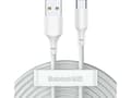 Miniatyrbild 4 av 5: Baseus TZCATZJ-02, 1,5 m, USB A, USB C, 0,48 Gbit/s, Vit