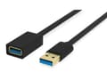 Miniatyrbild 4 av 5: Krux USB-A - USB-A 1,5 m USB-kabel Svart (KRX0053)