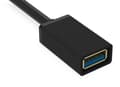 Miniatyrbild 2 av 5: Krux USB-A - USB-A 1,5 m USB-kabel Svart (KRX0053)
