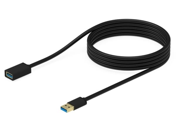 Krux USB-A - USB-A 1,5 m USB-kabel Svart (KRX0053)