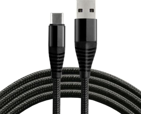 EverActive USB-A - USB-C 1 m USB-kabel Svart (CBB-1CHB)