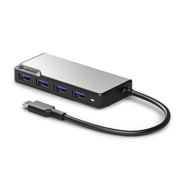 ALOGIC USB-C Fusion SWIFT 4-i-1-hub Space Gray