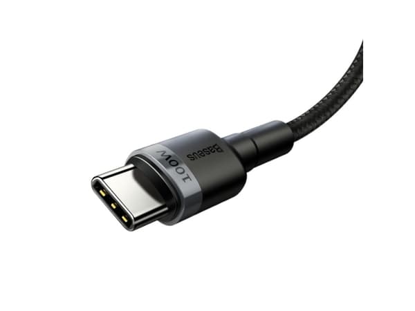 Baseus Cafule, 2 m, USB C, USB C, USB 2.0, 0,48 Gbit/s, Svart