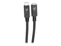 Miniatyrbild 5 av 5: V7 - USB-förlängningskabel - 24 pin USB-C (hane) till 24 pin USB-C (hona) - 2 m - svart