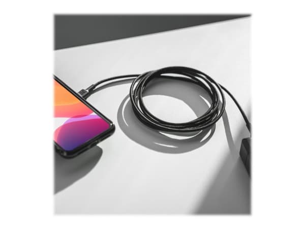 Green Cell GC PowerStream - USB-kabel - 24 pin USB-C (hann) til 24 pin USB-C (hann) - Power Delivery-støtte - svart