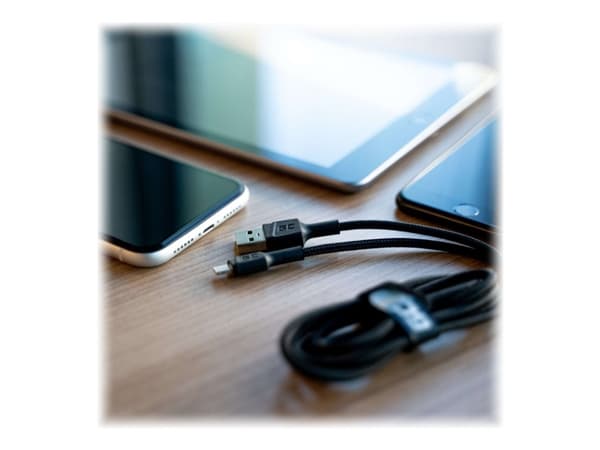 Green Cell Ray - Lightning-kabel - dobbeltisolert - svart