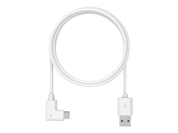 Compulocks 6ft 2.0 USB-A to 90-Degree USB-C Charging Cable Right Angle - USB-kabel - USB (hann) rett til 24 pin USB-C (hann) høyrevinklet - 1.83 m -
