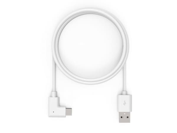 Compulocks 6ft 2.0 USB-A to 90-Degree USB-C Charging Cable Right Angle - USB-kabel - USB (hann) rett til 24 pin USB-C (hann) høyrevinklet - 1.83 m -