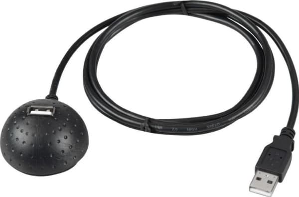 Goobay USB Verl AA 150 MA. HiSpeed 2.0 1.5m, 1,5 m, USB A, USB A, Hane/Hona, Svart