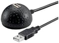 Miniatyrbild 2 av 4: Goobay USB Verl AA 150 MA. HiSpeed 2.0 1.5m, 1,5 m, USB A, USB A, Hane/Hona, Svart